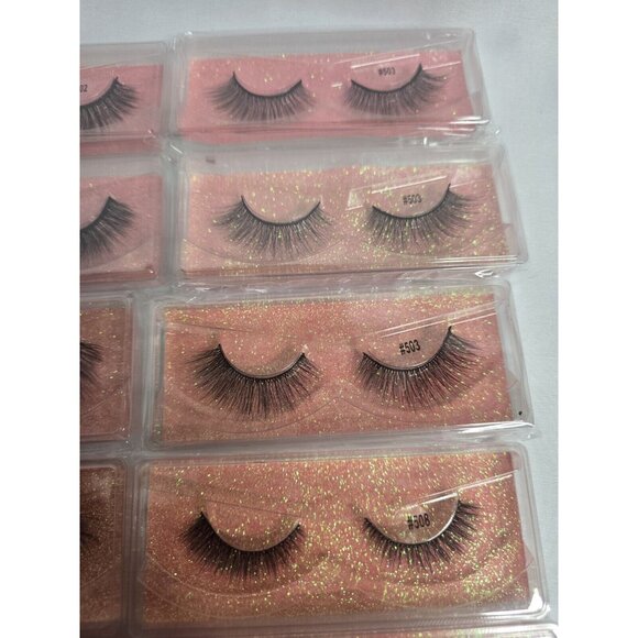 Lot 26 Pairs - False Eyelashes Assorted Styles- High Quality - Picture 5 of 16
